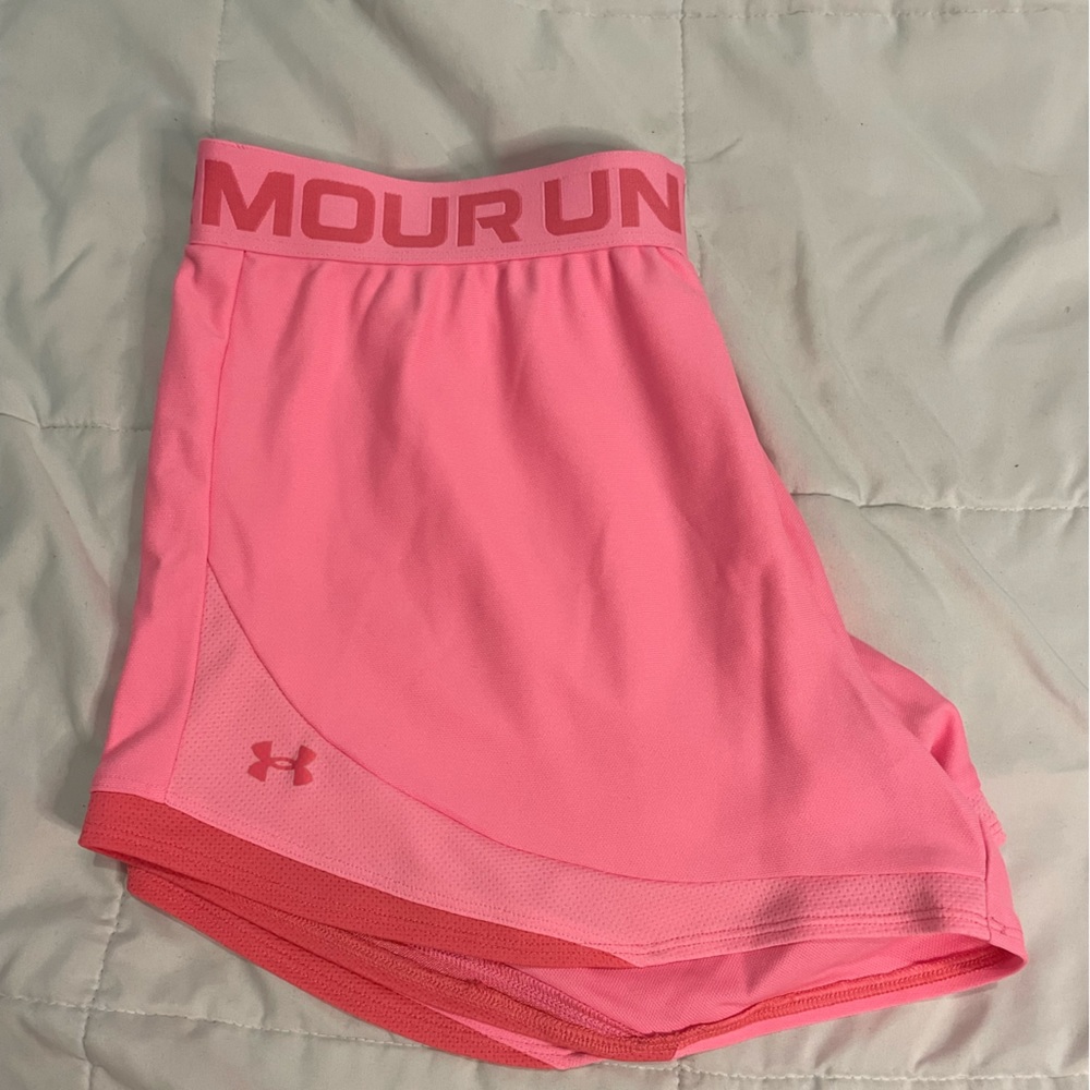 Under armour hot pink shorts